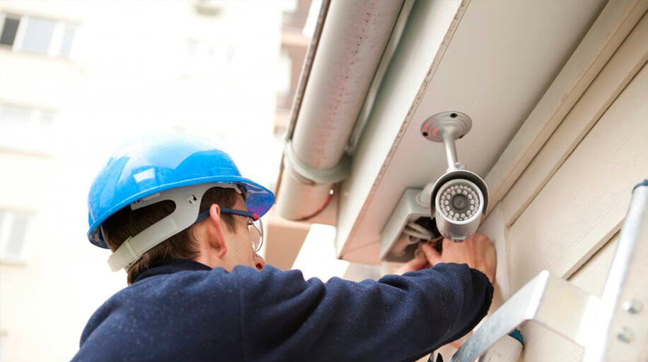 Установка камер видеонаблюдения