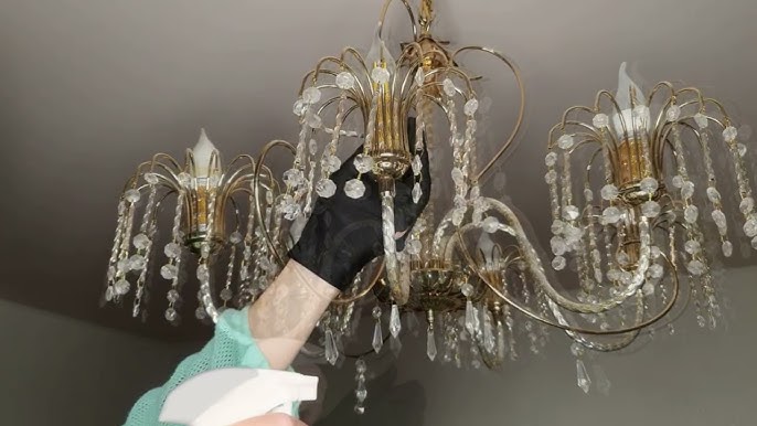 Установка люстры