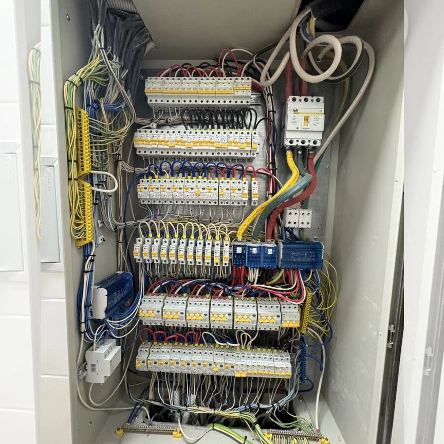 Монтаж электрической точки