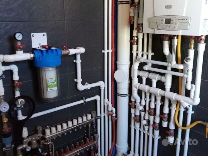 Монтаж сантехнической точки