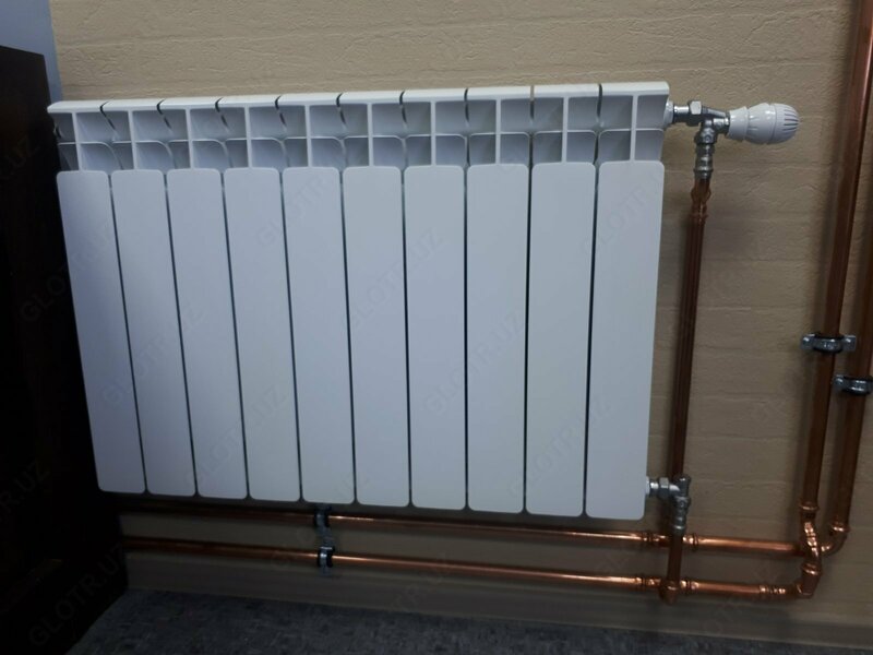 Установка радиатора