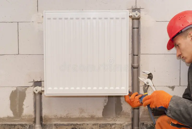 Установка радиатора