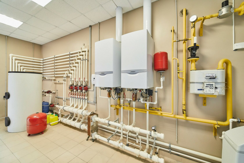 Установка котла