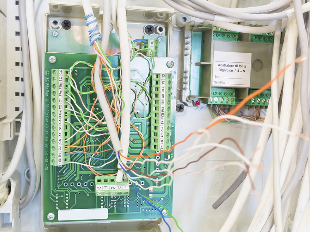 Монтаж электрической точки