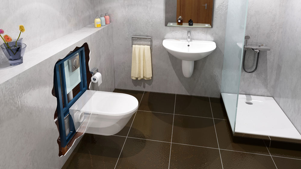 Установка унитаза и раковины - Сантехнические услуги