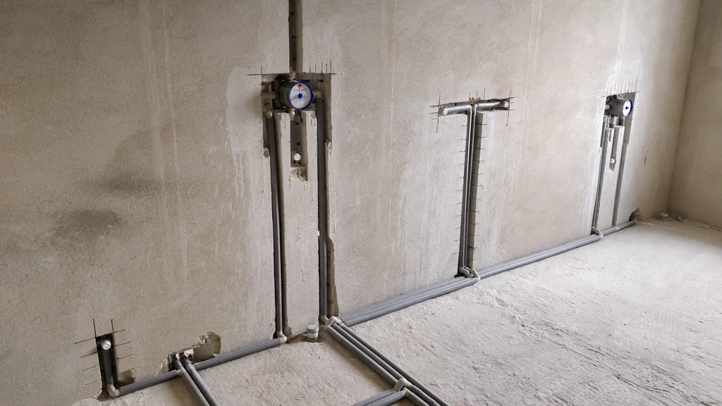 Монтаж сантехнической точки