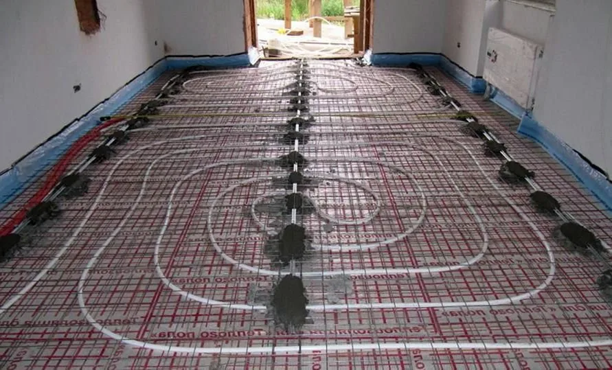 Монтаж теплого пола