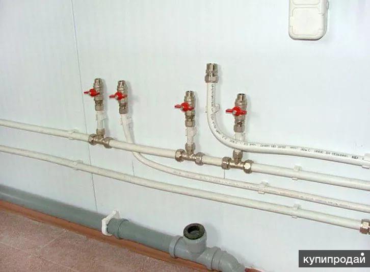 Установка сантехнической точки