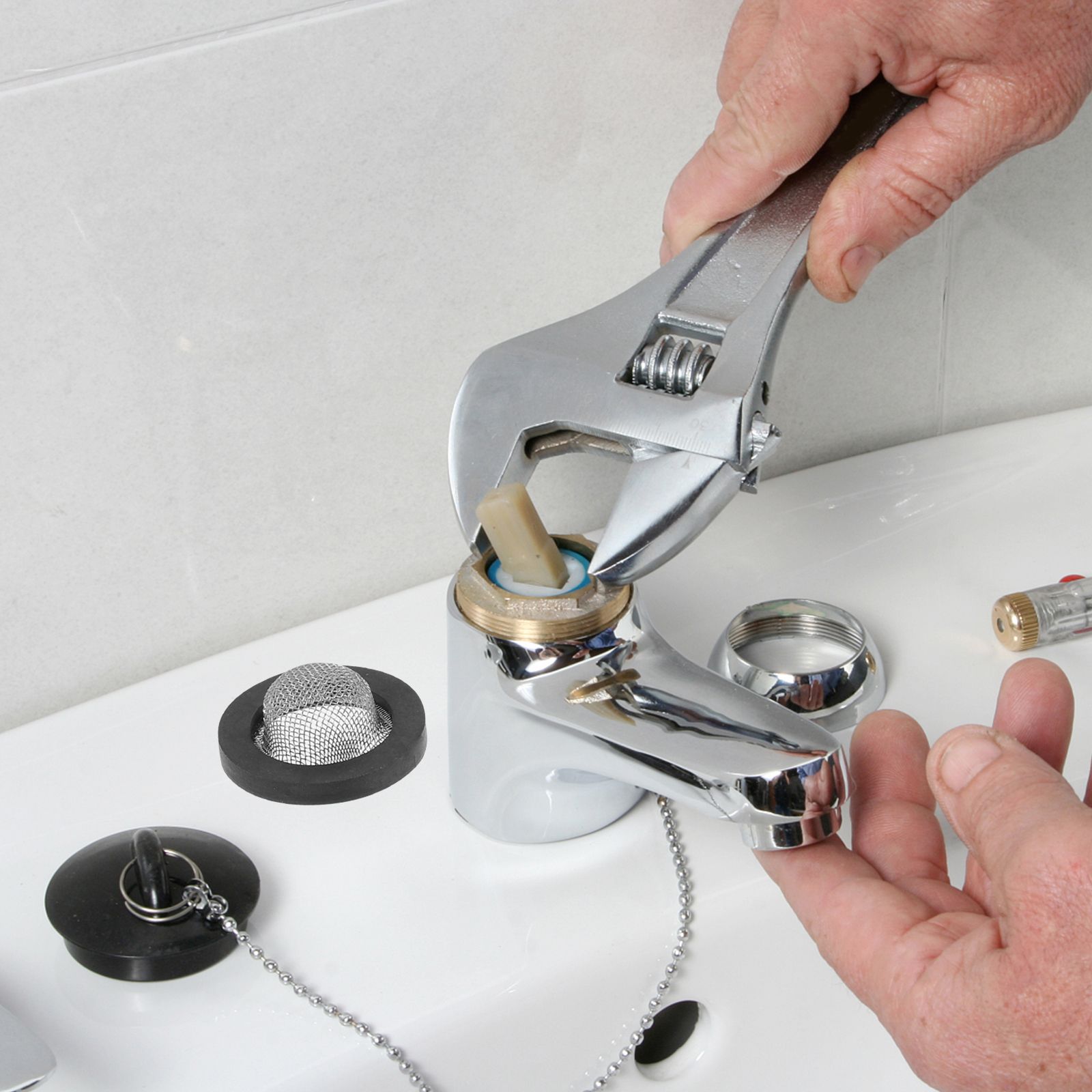 Установка смесителя