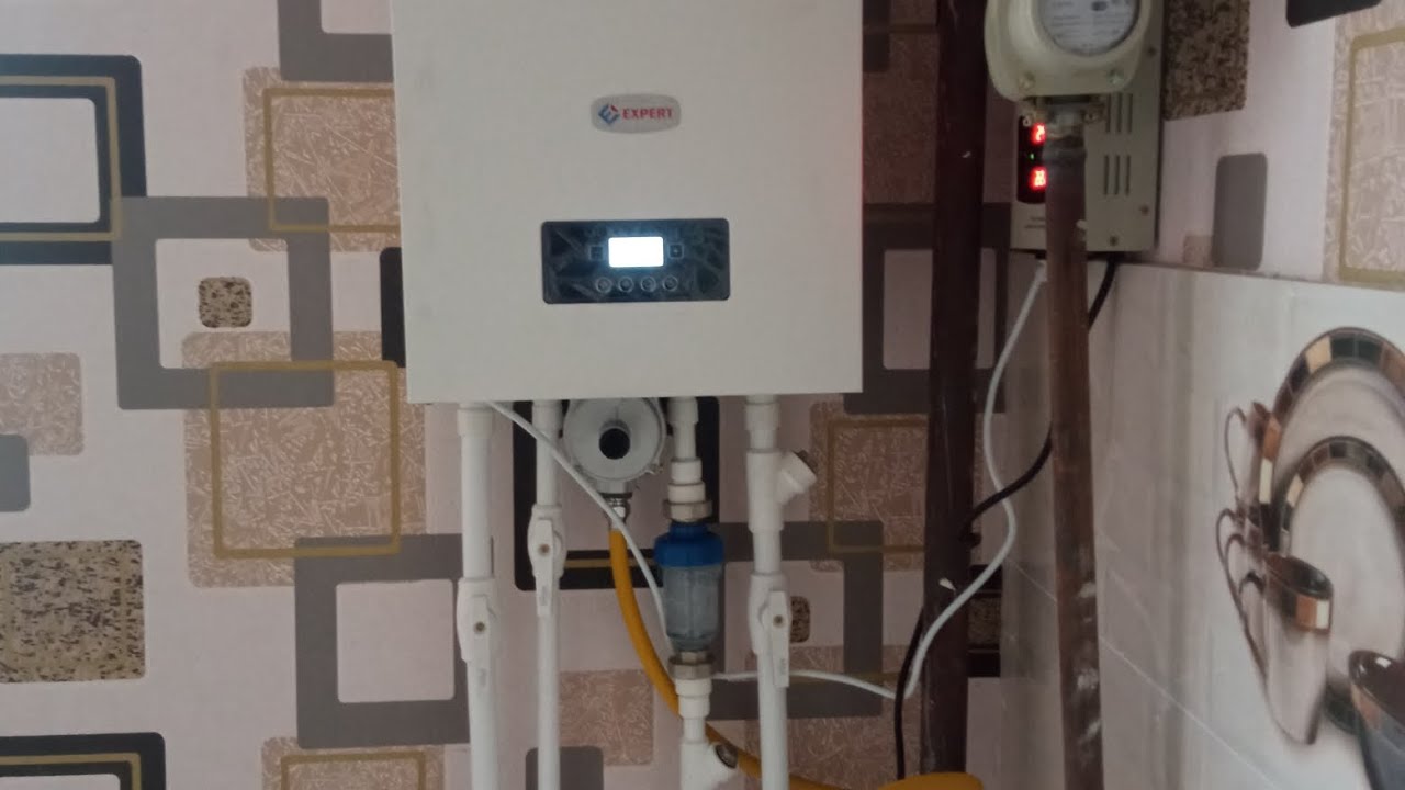 Установка котла