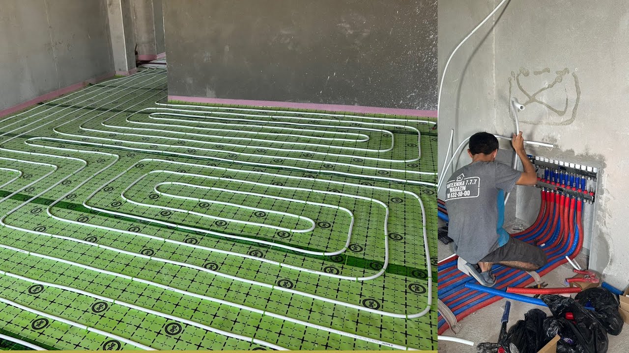 Установка Теплый пол