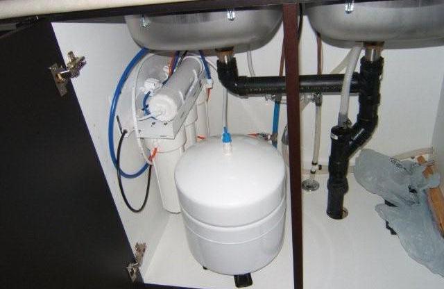 Установка фильтра для воды