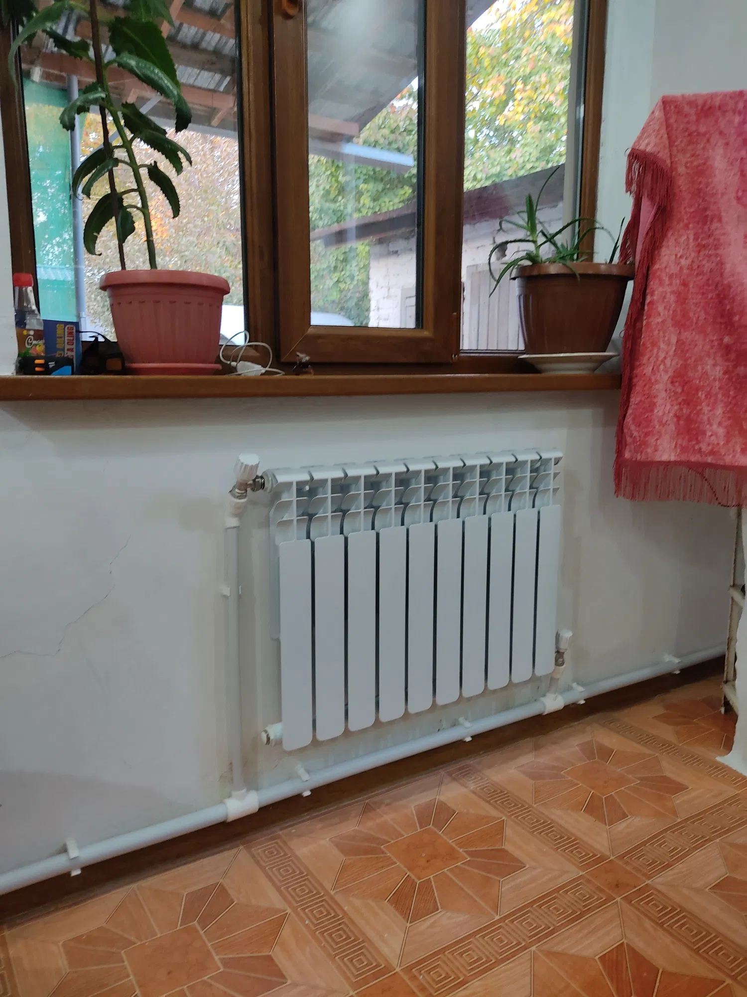 Установка радиатора