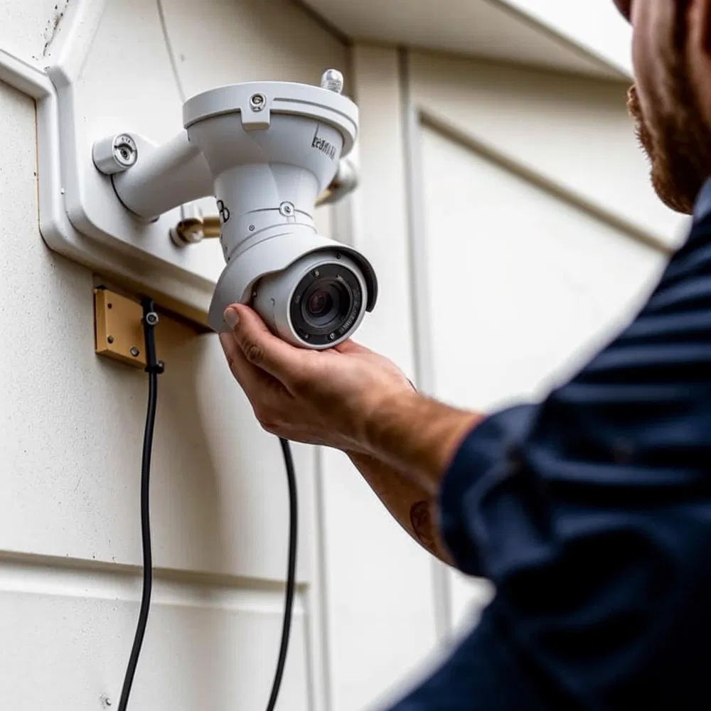 Установка видеокамер