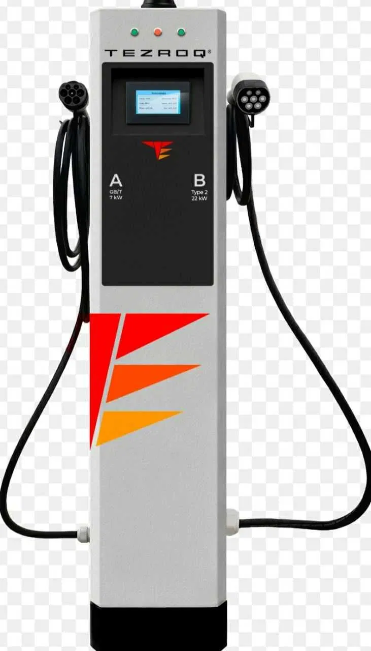 Установка зарядного устройства для электромобиля