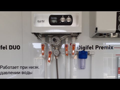 Установка котла