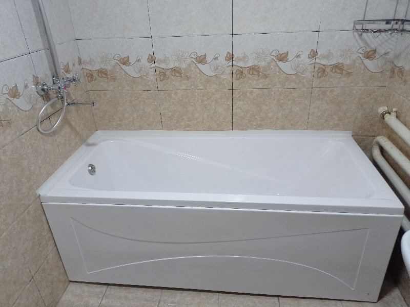 Установка ванны