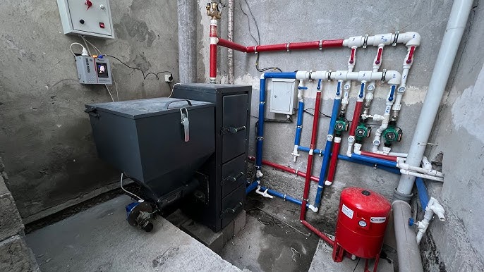 Установка котла