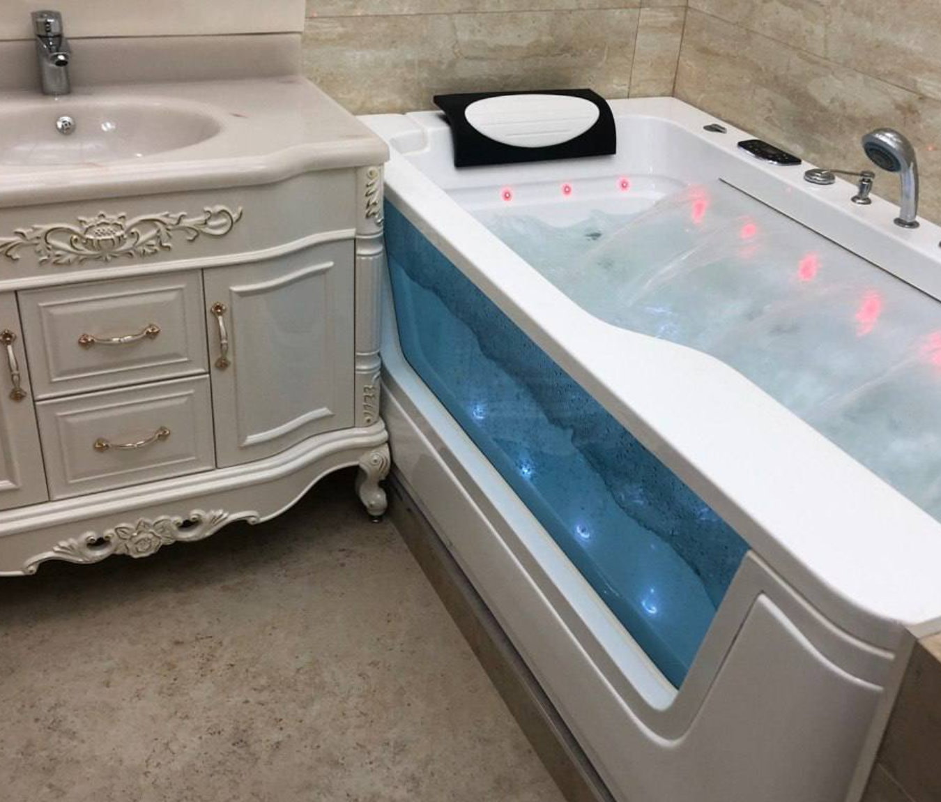 Установка ванны