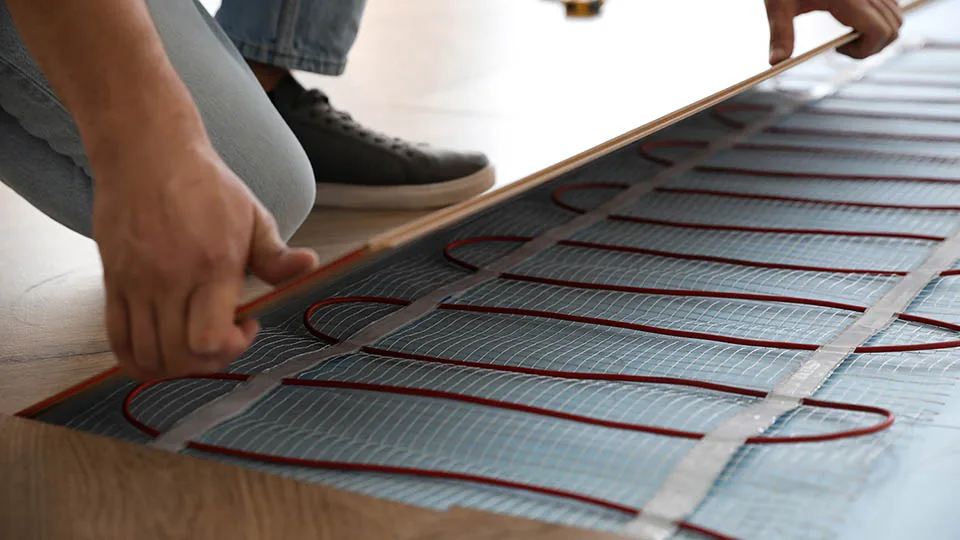 Установка тёплого пола