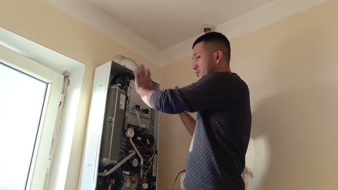 Установка котла