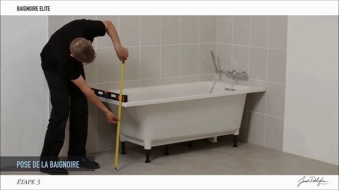 Установка ванны