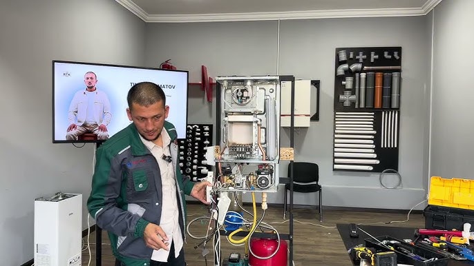 Установка котла