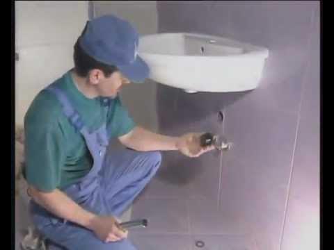 Установка раковины