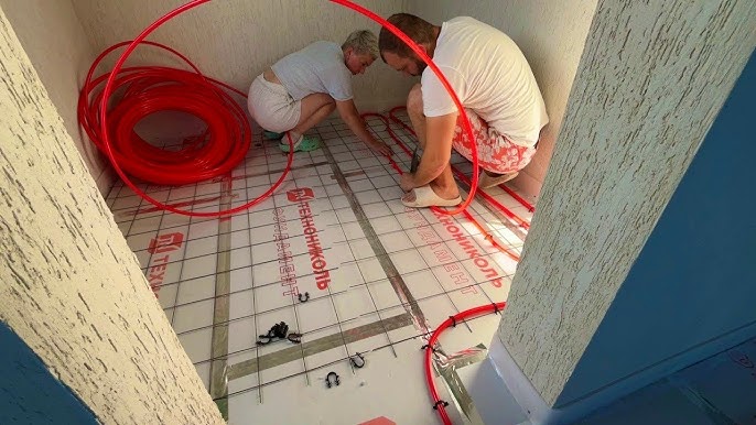 Установка тёплого пола