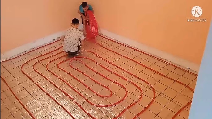 Установка тёплого пола - Сантехнические услуги