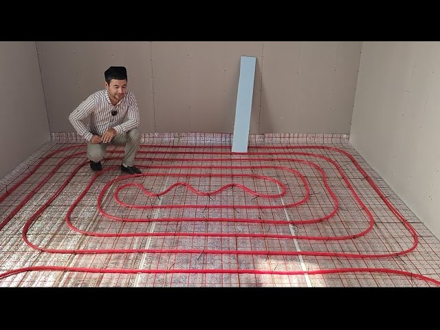 Установка тёплого пола