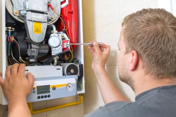 Установка котла