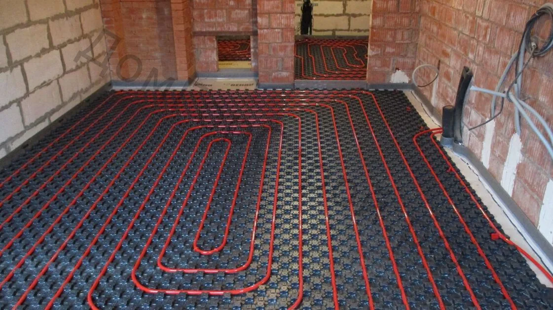 Установка тёплого пола