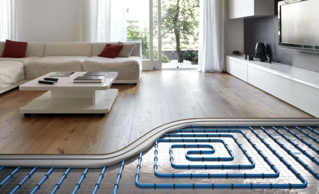 Установка тёплого пола