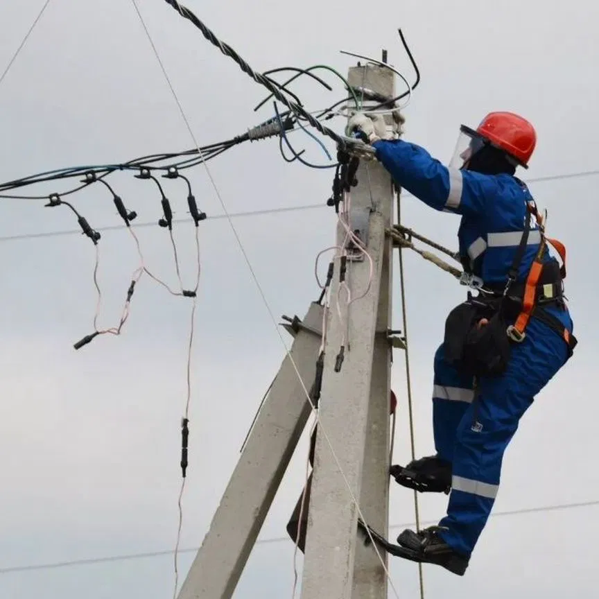 Выход на опору ЛЭП