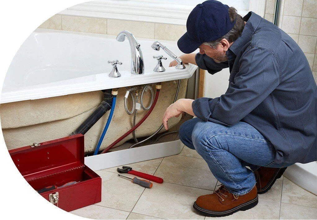 Установка ванны