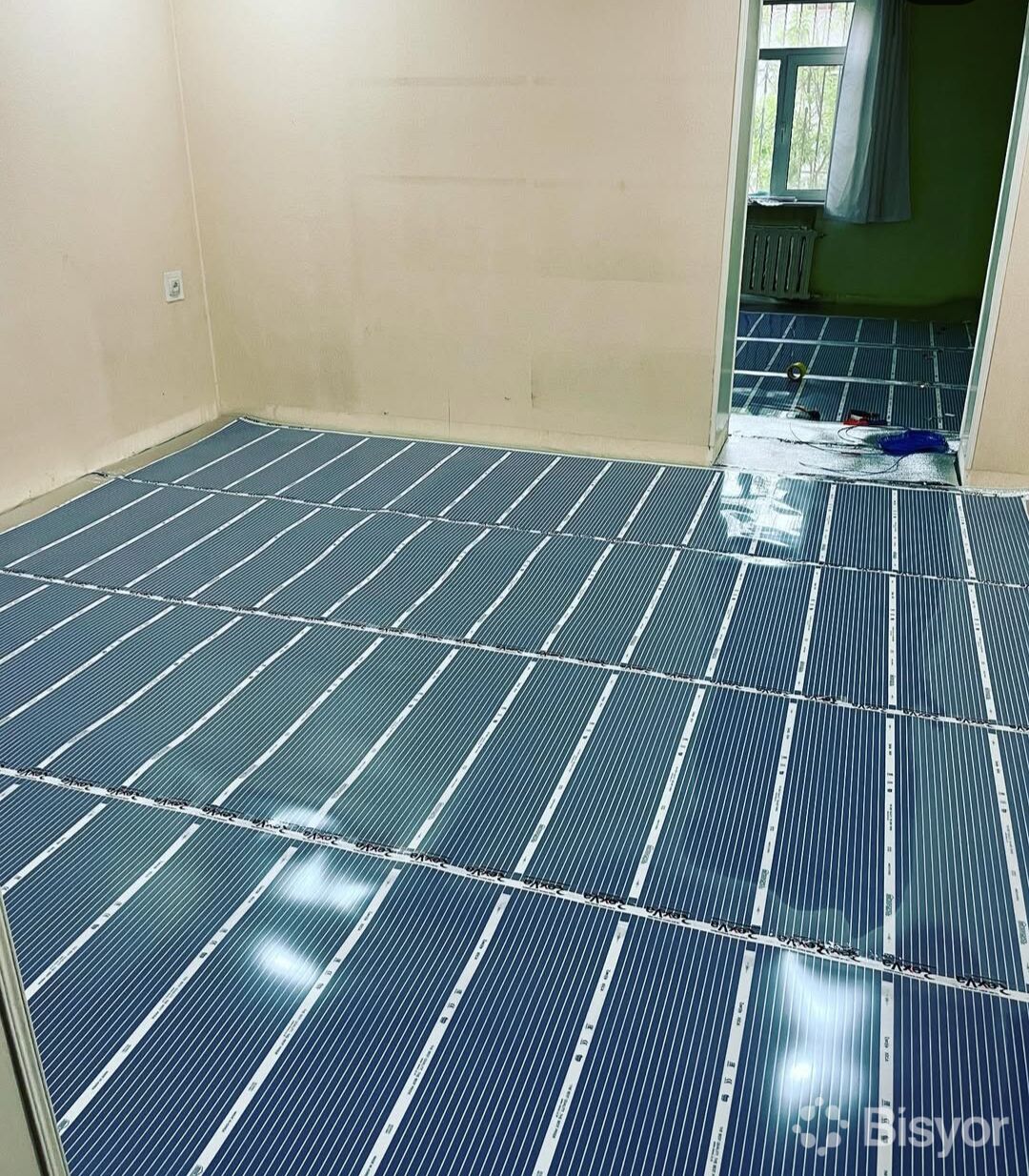 Установка тёплого пола