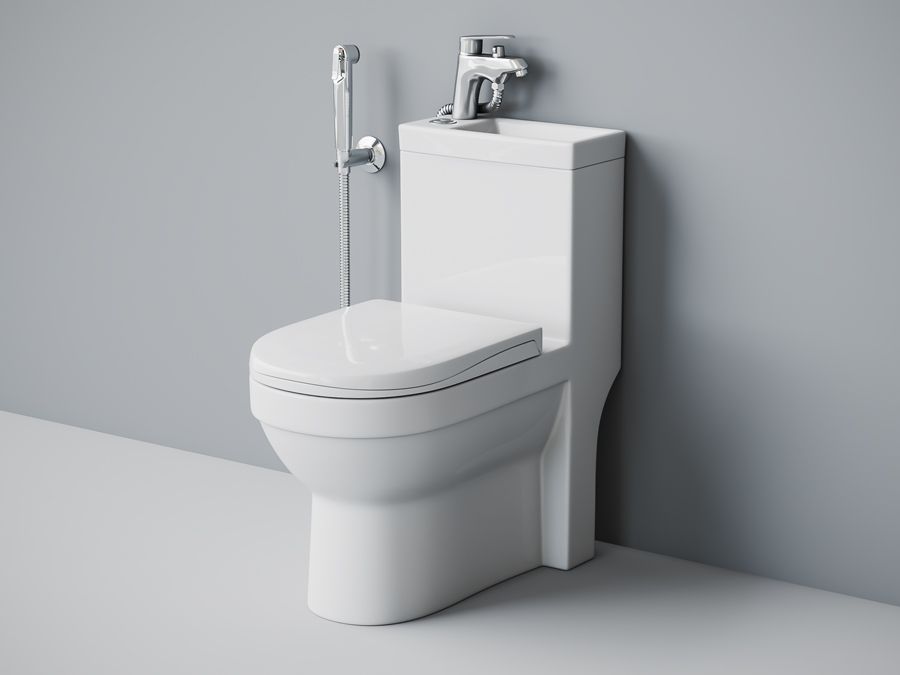 Установка унитаза