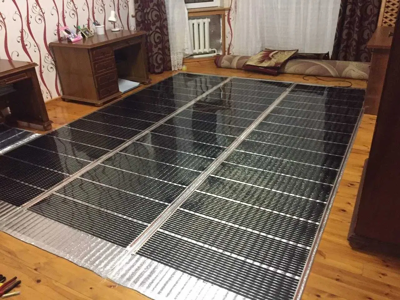 Установка тёплого пола