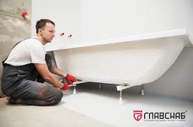 Установка ванны