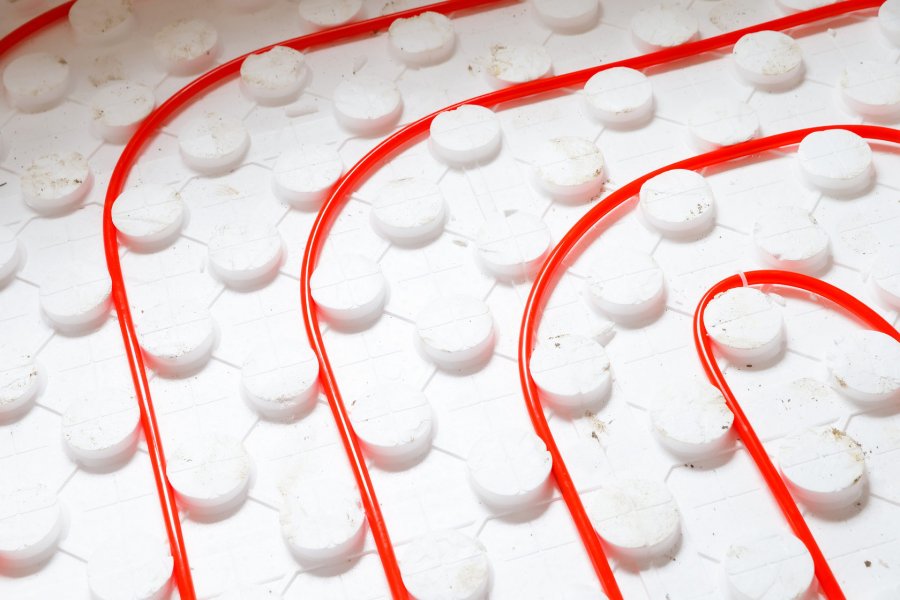 Установка тёплого пола