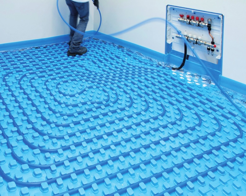 Установка тёплого пола